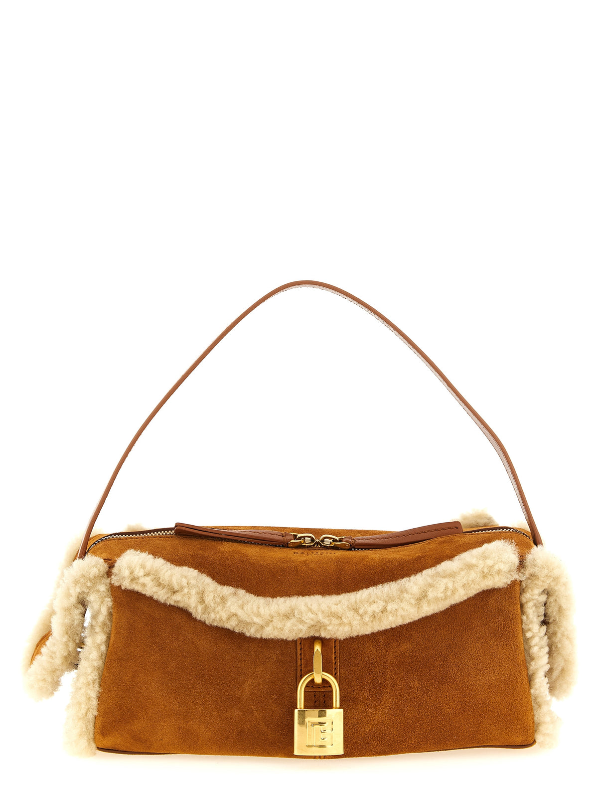 Balmain Brown 'Pulse' Small Shoulder Bag braun