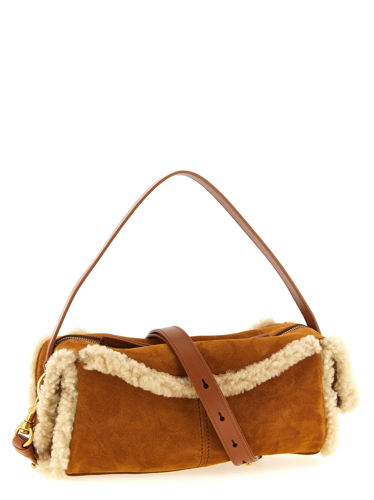 Balmain Brown 'Pulse' Small Shoulder Bag braun