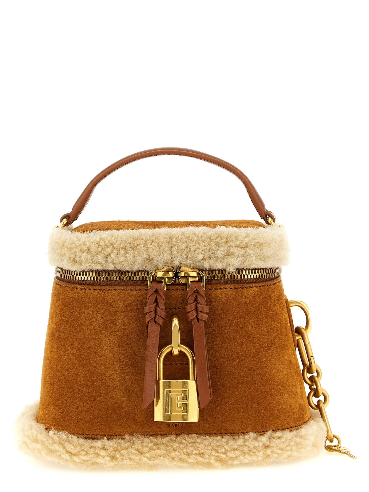 Balmain Brown 'Pulse Vanity' Handbag braun