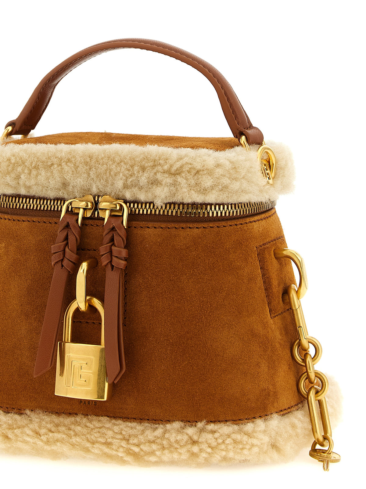 Balmain Brown 'Pulse Vanity' Handbag braun
