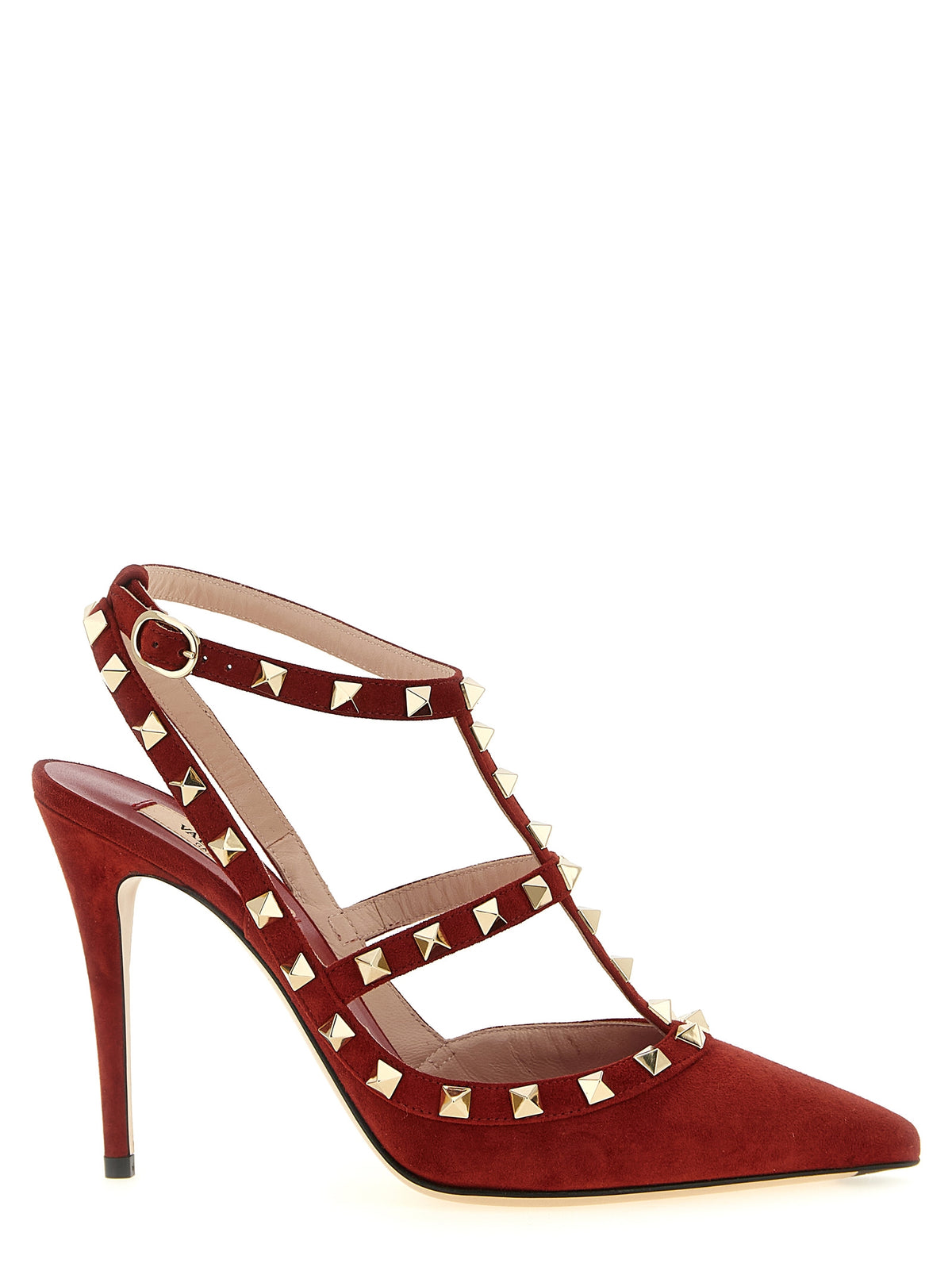 Valentino Garavani Red 'Rockstud' Pumps rot