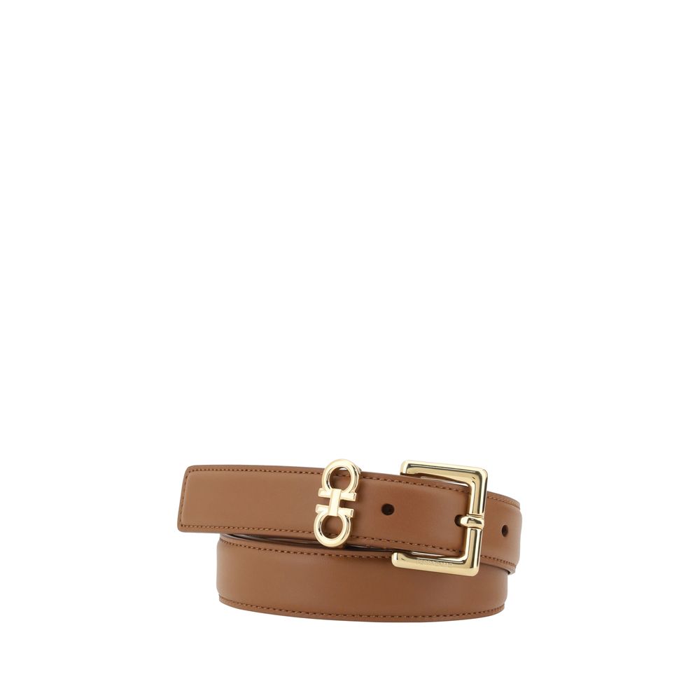 Ferragamo Brown Leather Belt braun
