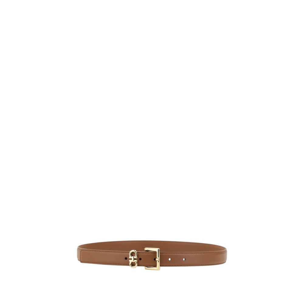 Ferragamo Brown Leather Belt braun