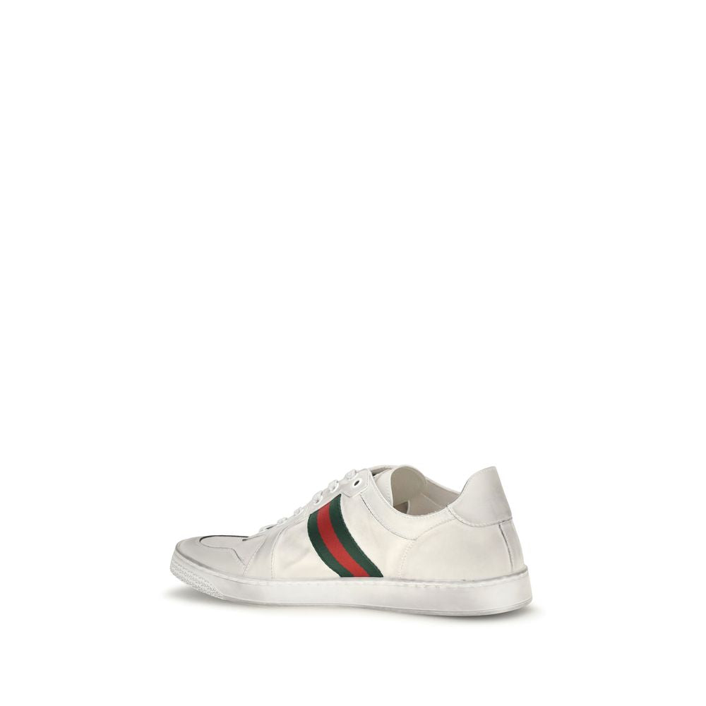 Gucci White 'Low Top' Sneakers weiss