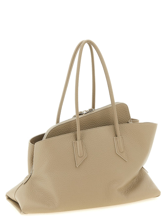 The Attico Beige 'La Passeggiata Medium' Shoulder Bag