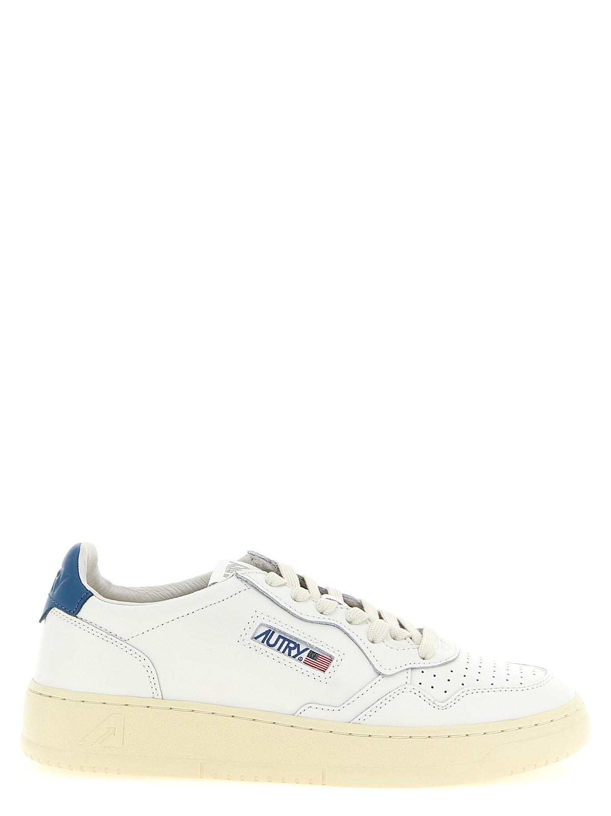 Autry Blue Cowhide Low Top Sneakers blau