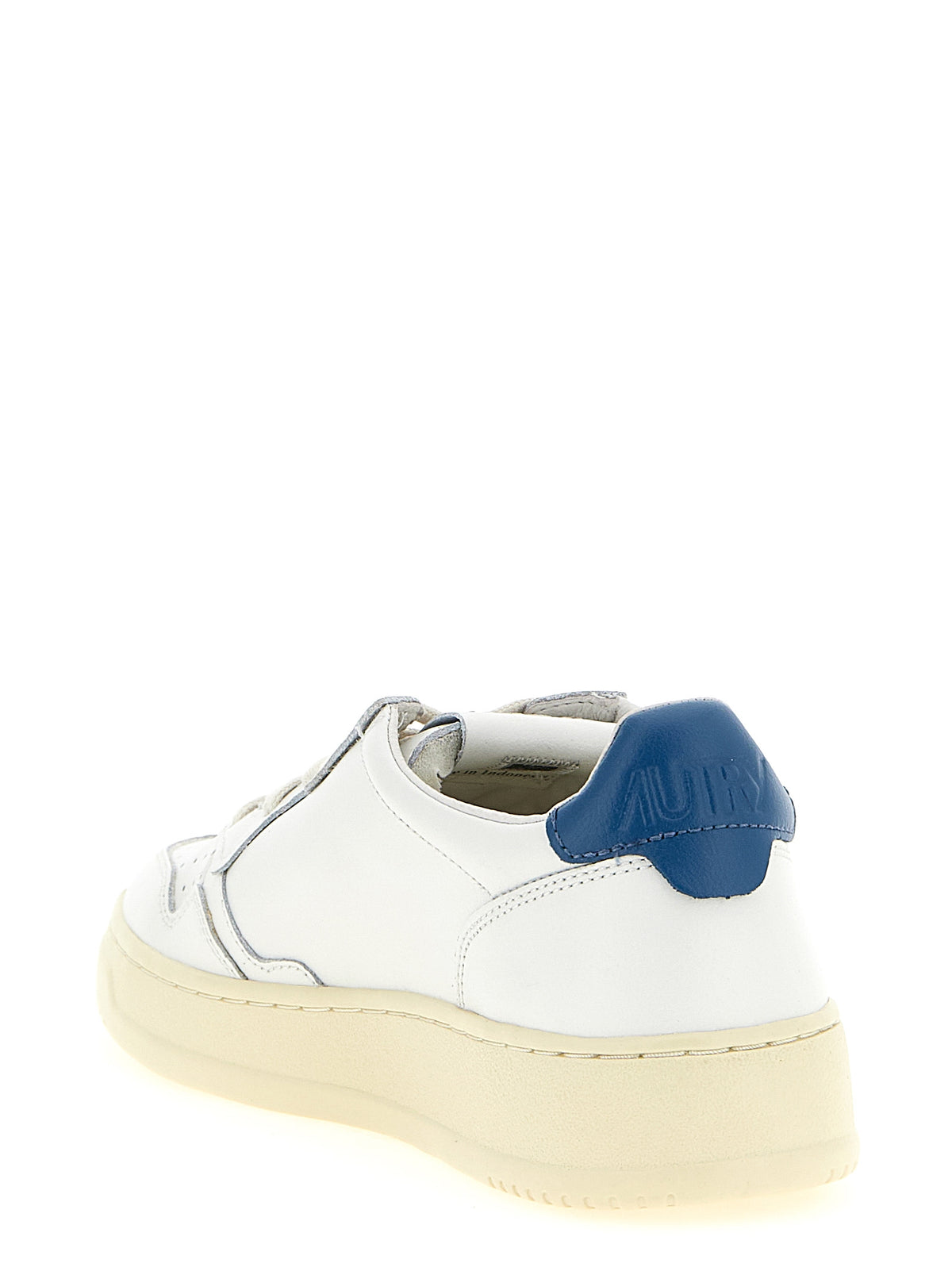 Autry Blue Cowhide Low Top Sneakers blau