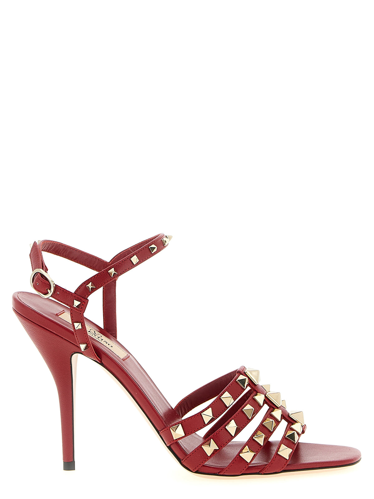 Valentino Garavani Red 'Rockstud' Sandals rot