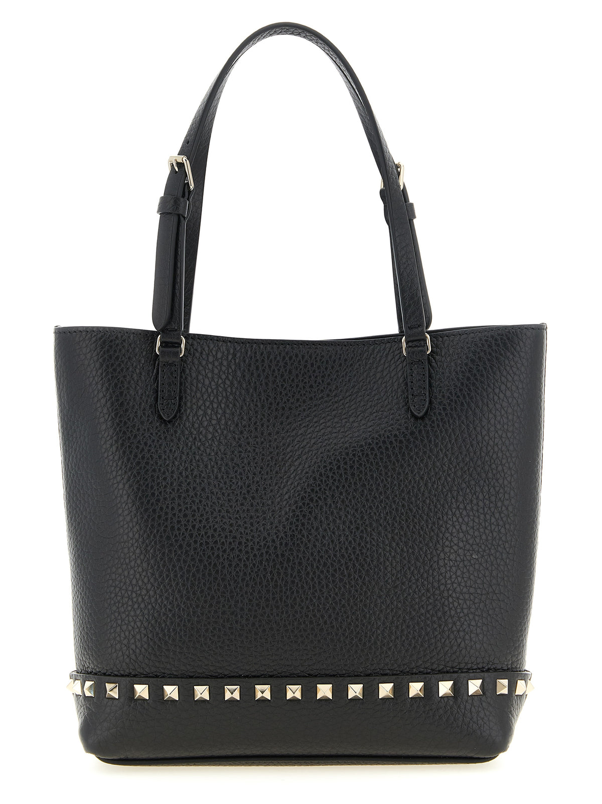 Valentino Garavani Black 'Rockstud' Small Shoulder Bag schwarz