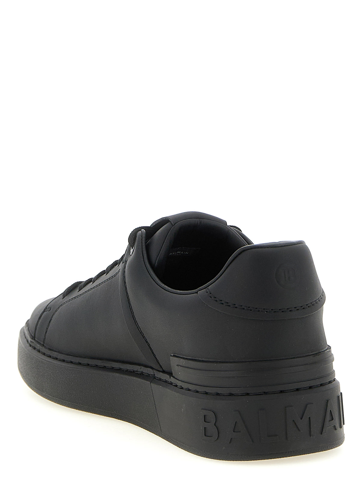 Balmain Black 'B-Court' Sneakers schwarz