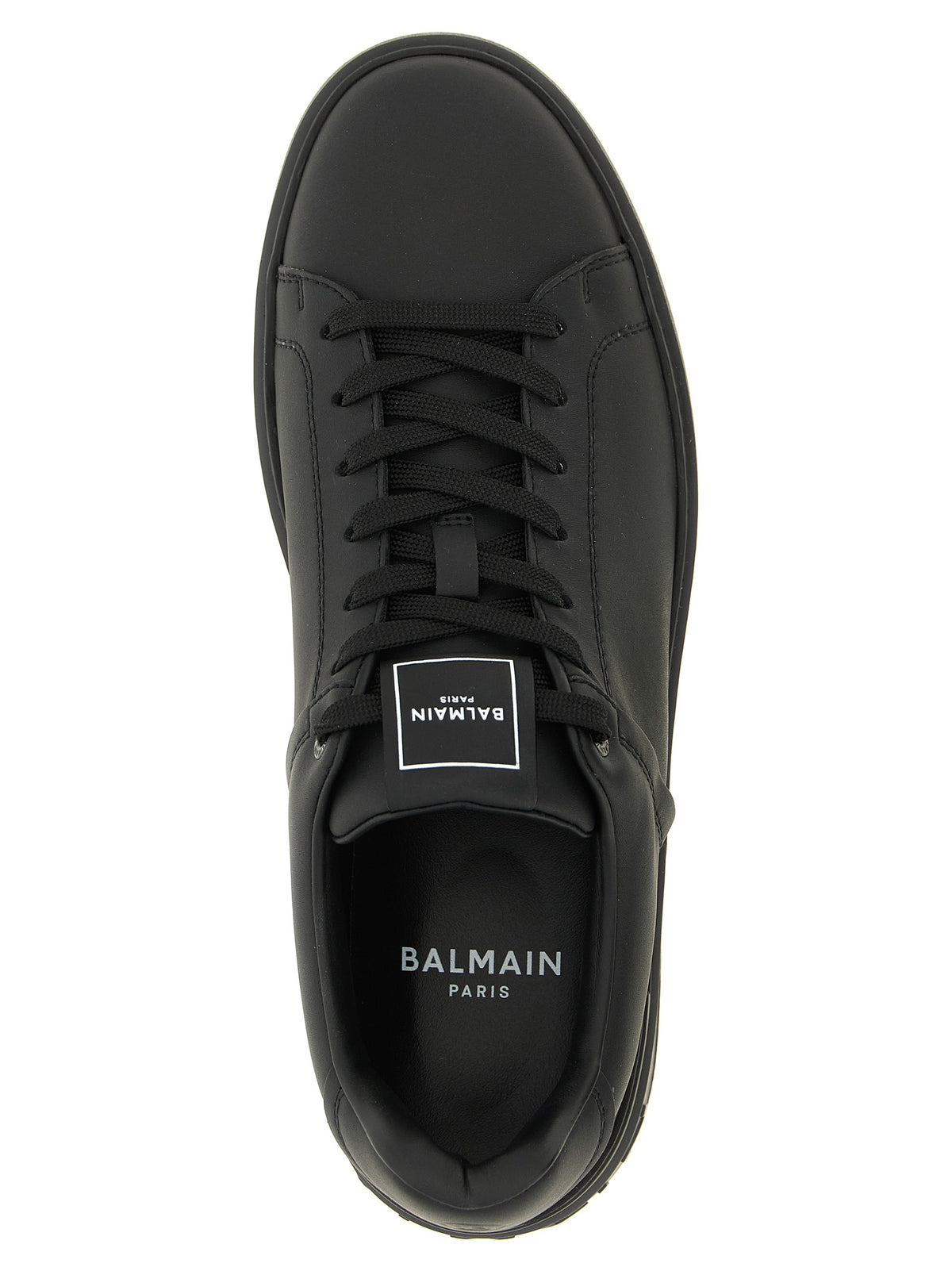 Balmain Black 'B-Court' Sneakers schwarz