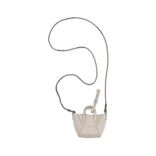 Brunello Cucinelli Beige Mini Leather Shoulder Bag