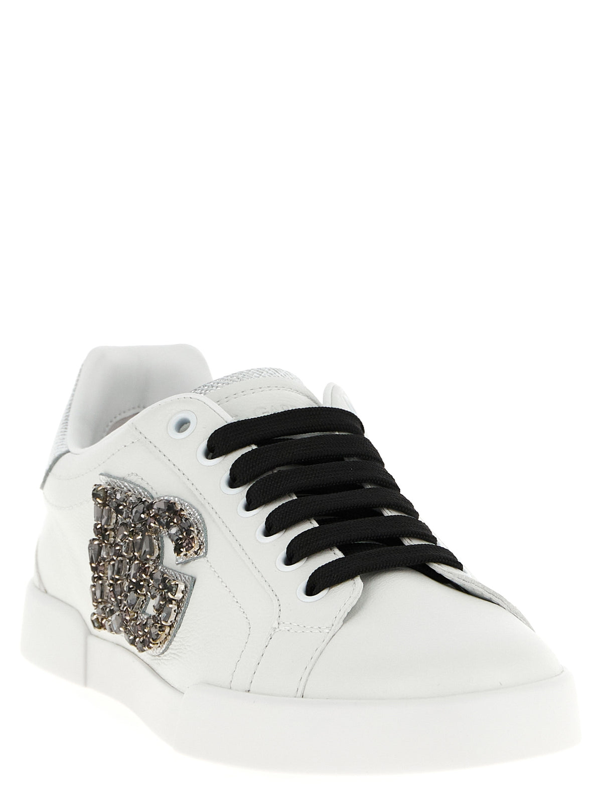 Dolce & Gabbana Silver 'Portofino' Sneakers