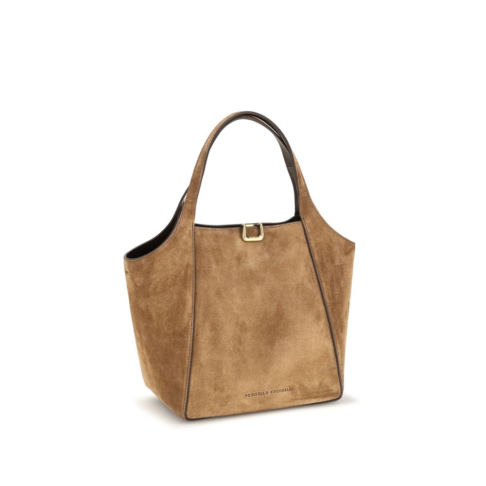 Brunello Cucinelli Beige 'Bucket' Small Bag