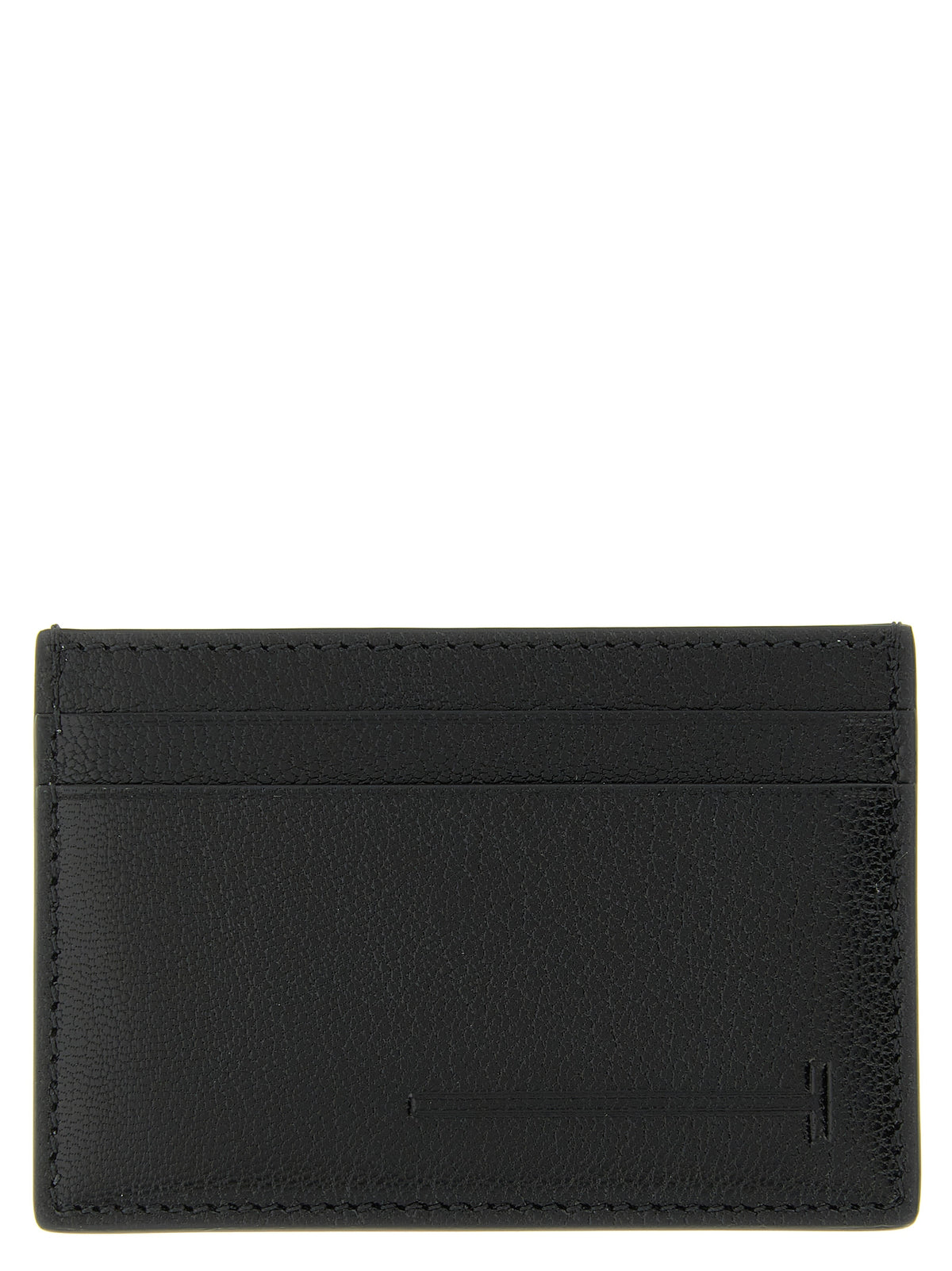 Tom Ford Black 'T-Line' Card Holder schwarz