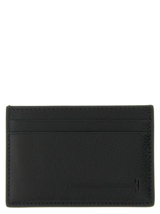 Tom Ford Black 'T-Line' Card Holder schwarz