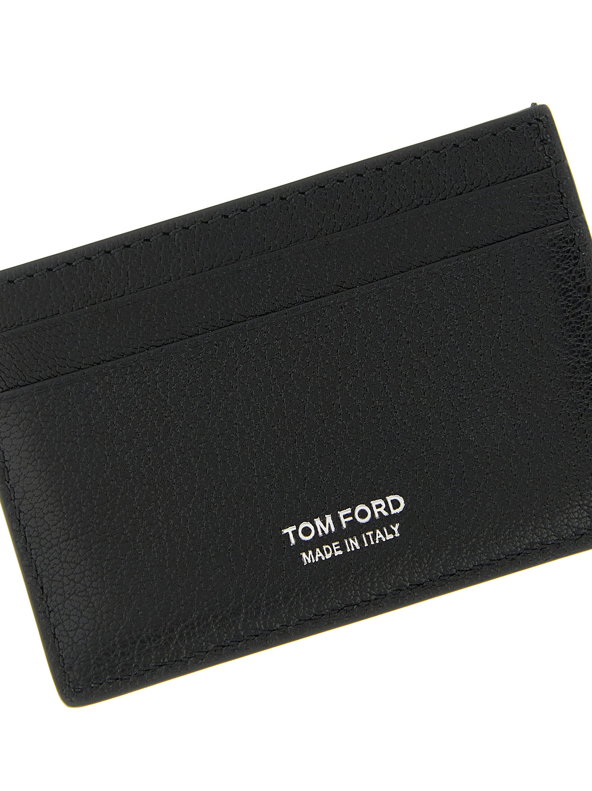 Tom Ford Black 'T-Line' Card Holder schwarz
