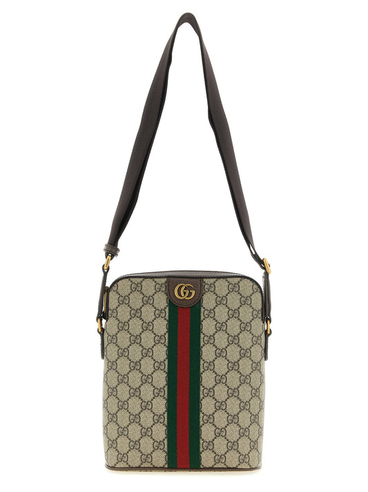 Gucci Beige 'Nastro Web' Crossbody Bag