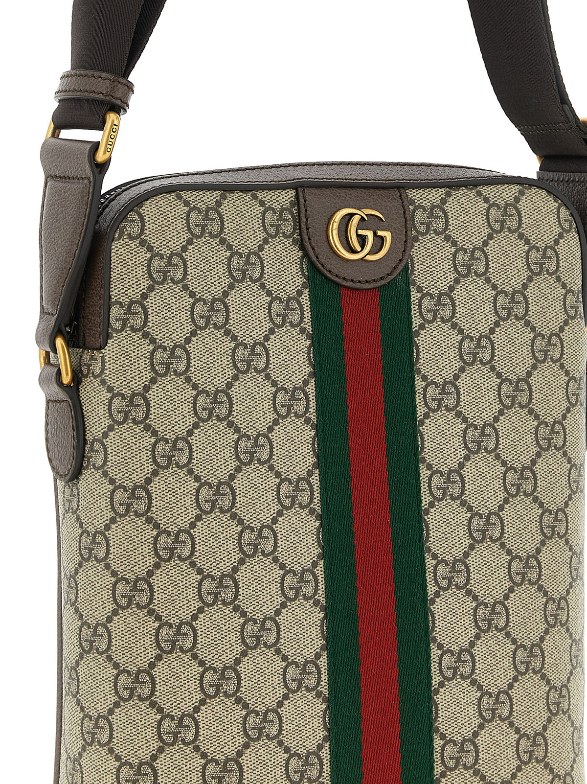 Gucci Beige 'Nastro Web' Crossbody Bag