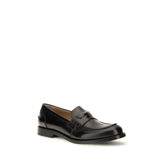 Fendi Black 'Slip-On' Loafers schwarz