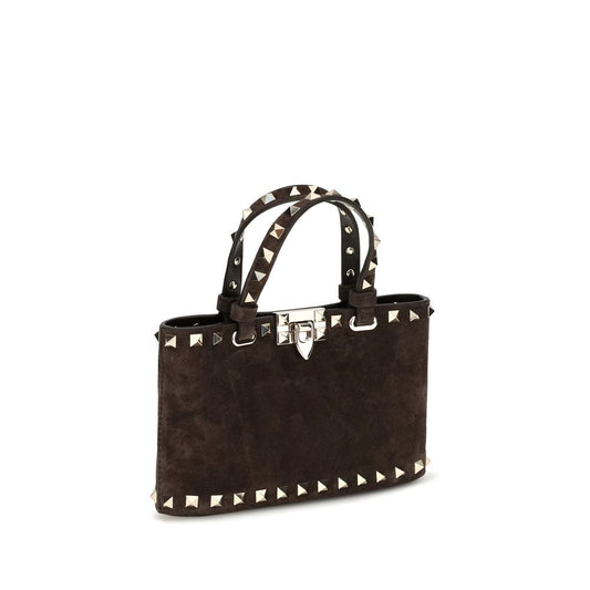 Valentino Garavani Brown 'Rockstud' Mini Handbag braun