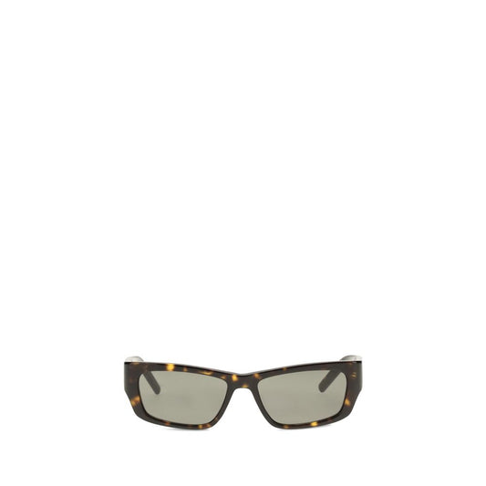 Saint Laurent Brown Tortoiseshell Sunglasses With Side Logo braun
