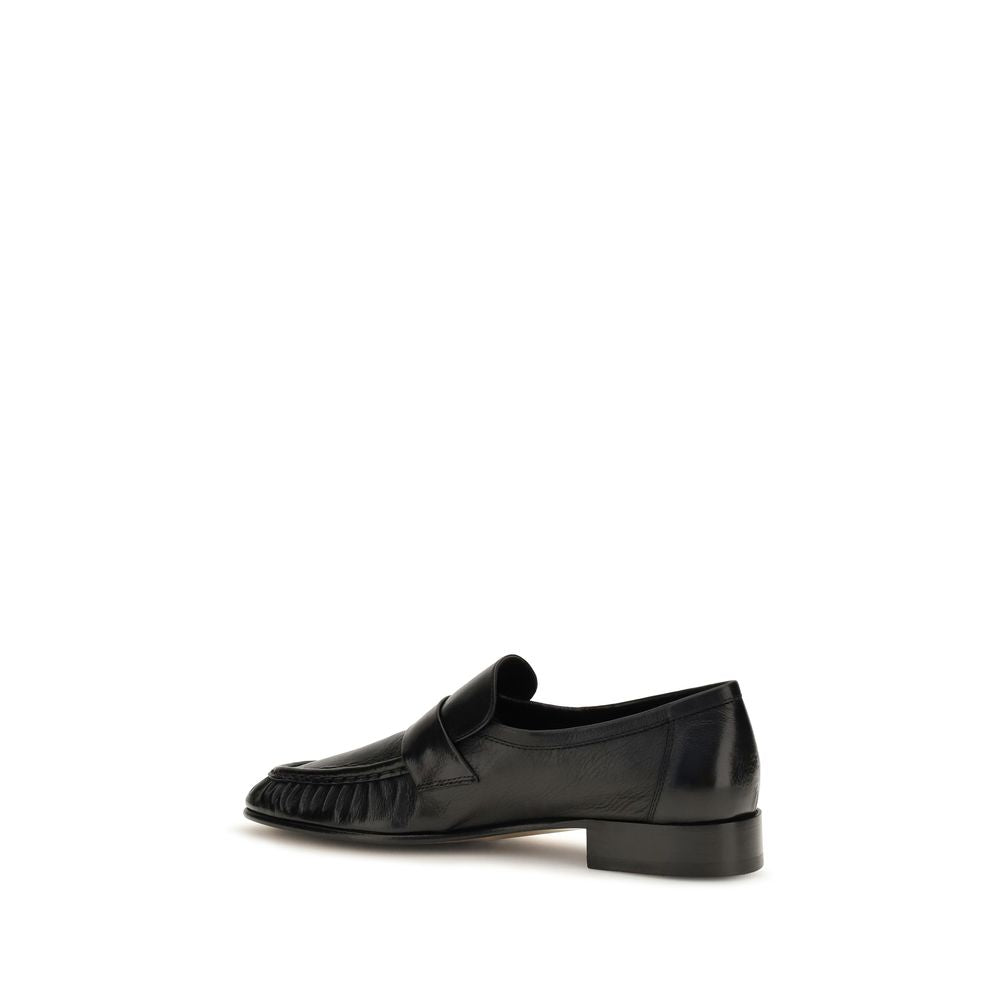 The Row Black 'Slip-On' Mini Loafers schwarz