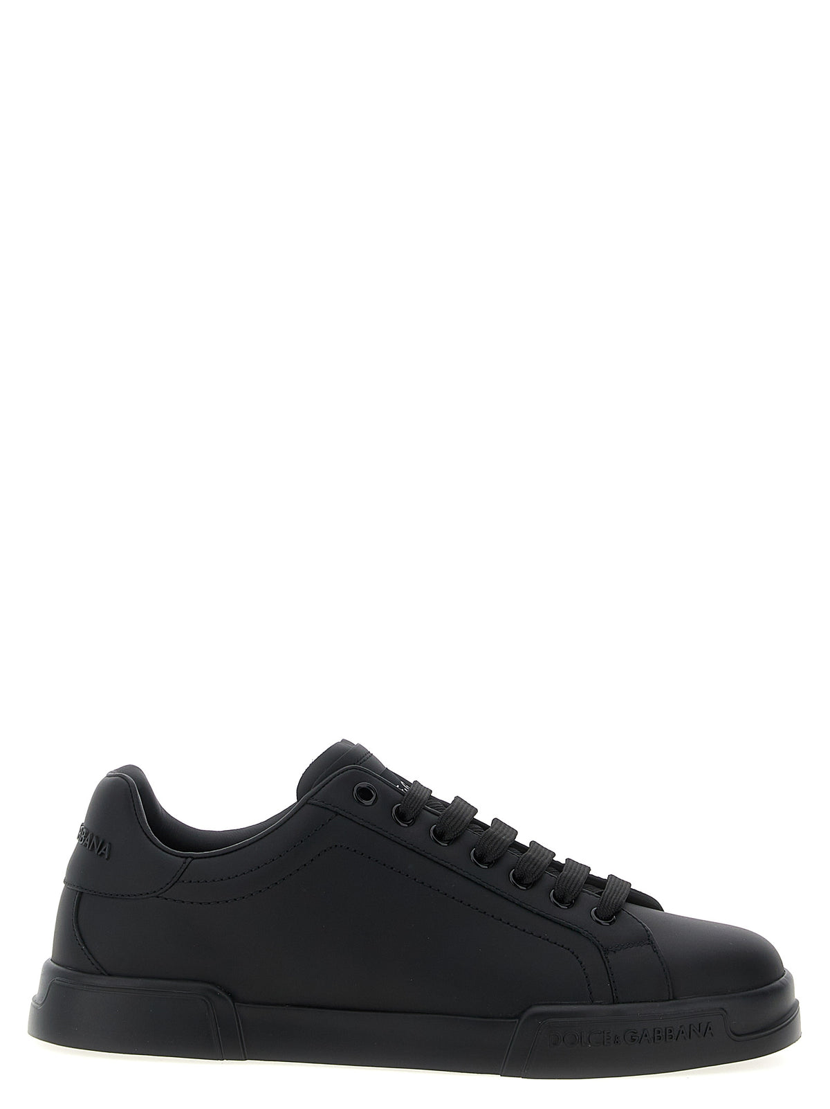 Dolce & Gabbana Black 'Portofino' Sneakers schwarz