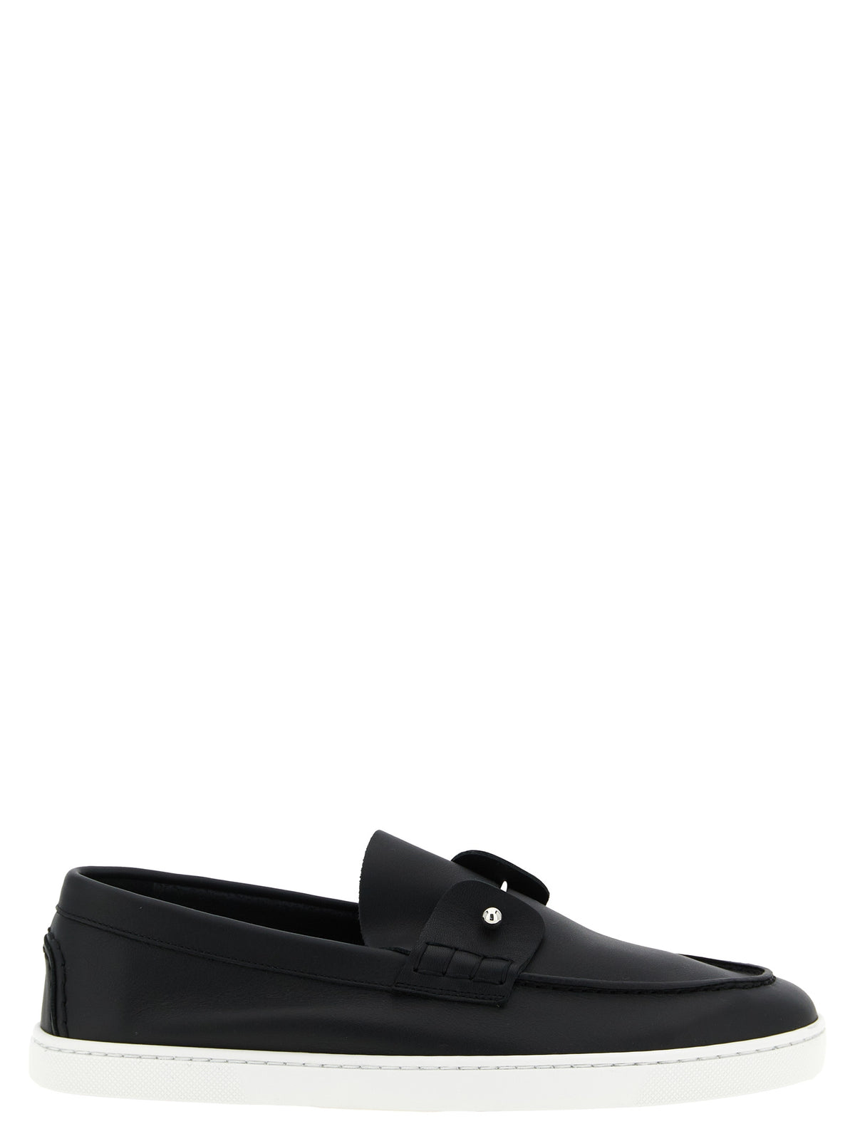 Christian Louboutin Black 'Chambeliboat' Loafers schwarz