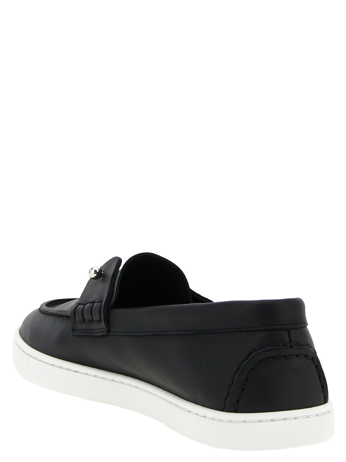 Christian Louboutin Black 'Chambeliboat' Loafers schwarz