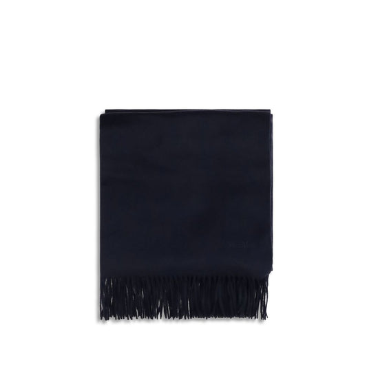 Max Mara Blue Baci Cashmere Scarf blau
