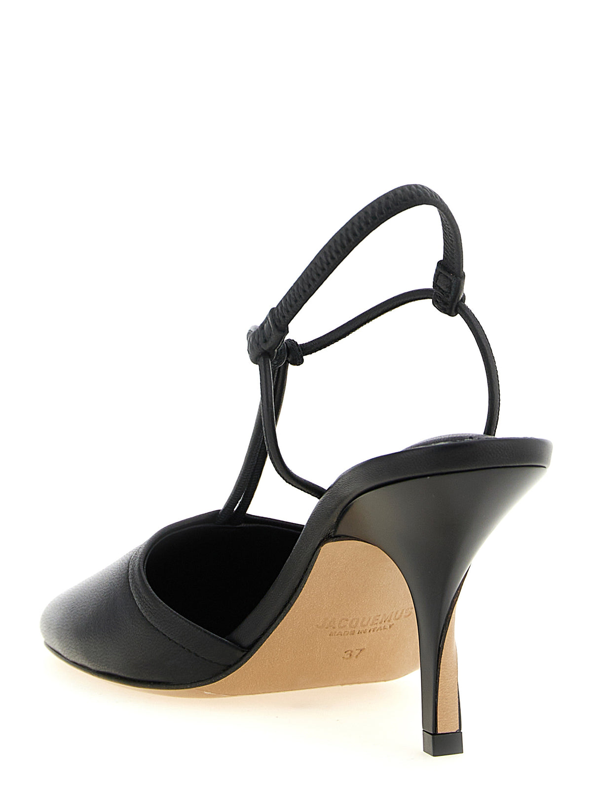 Jacquemus Black 'Les Sandales Pina' Sandals schwarz