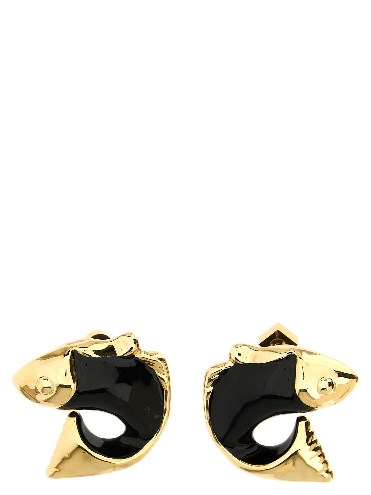 Jacquemus Black Copper Earrings schwarz