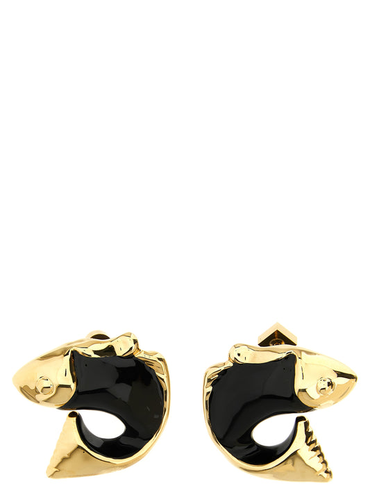 Jacquemus Black Copper Earrings schwarz