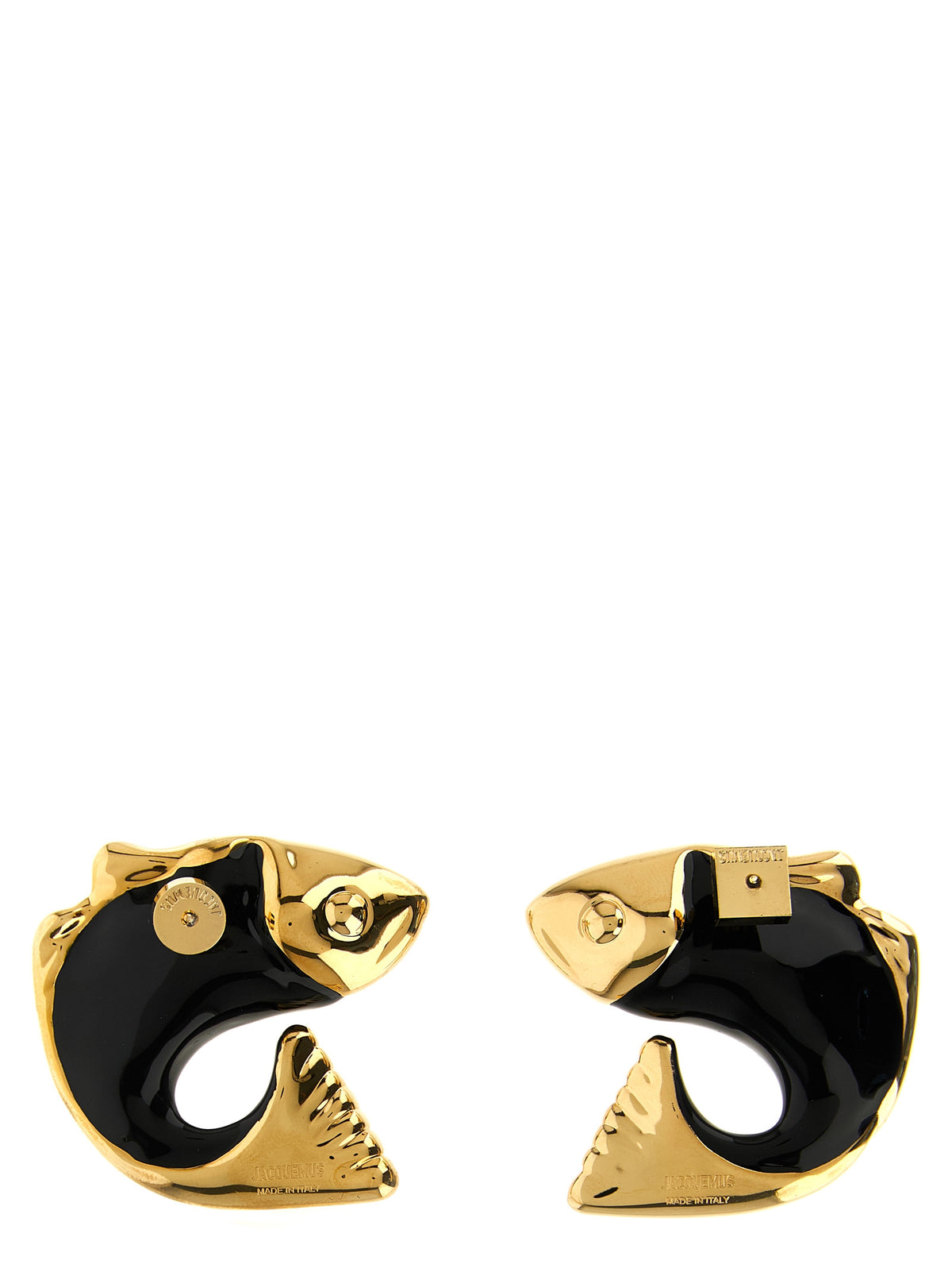 Jacquemus Black Copper Earrings schwarz