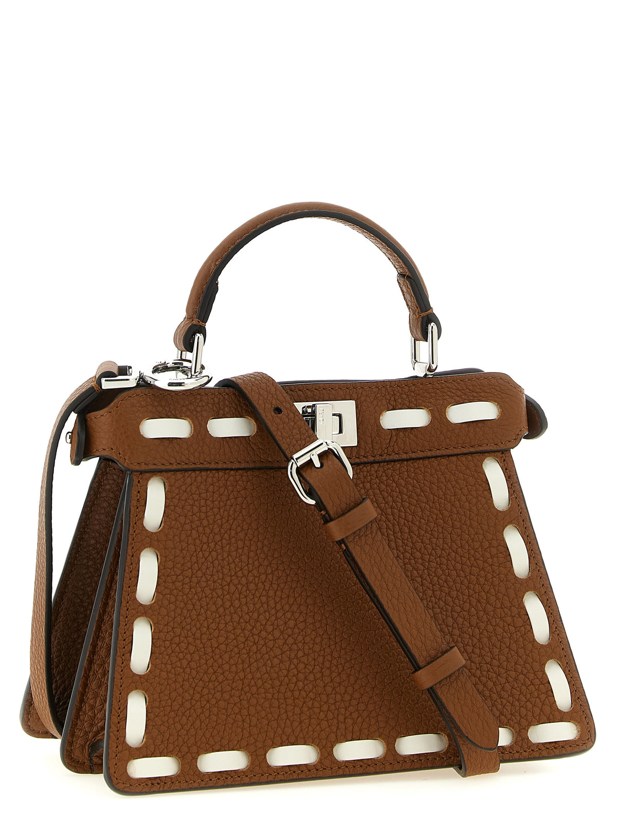 Fendi Brown 'Peekaboo Iseeu' Handbag braun