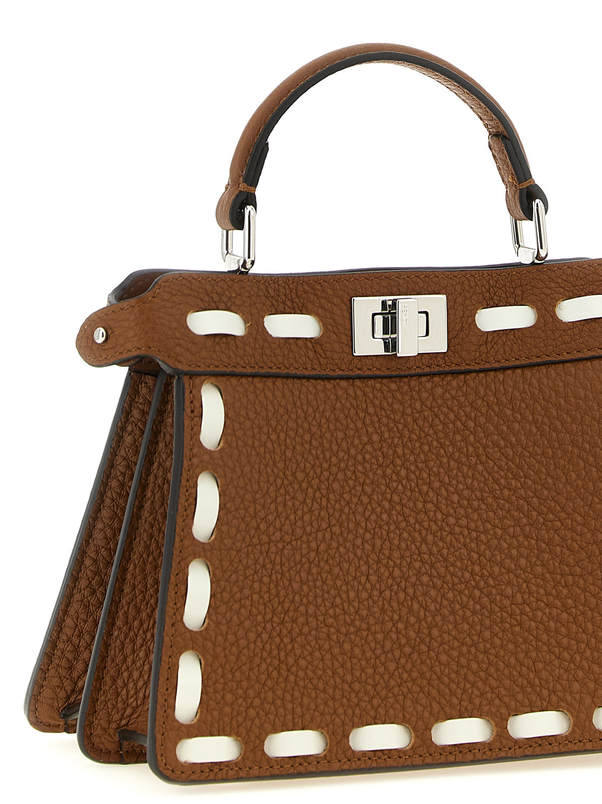 Fendi Brown 'Peekaboo Iseeu' Handbag braun