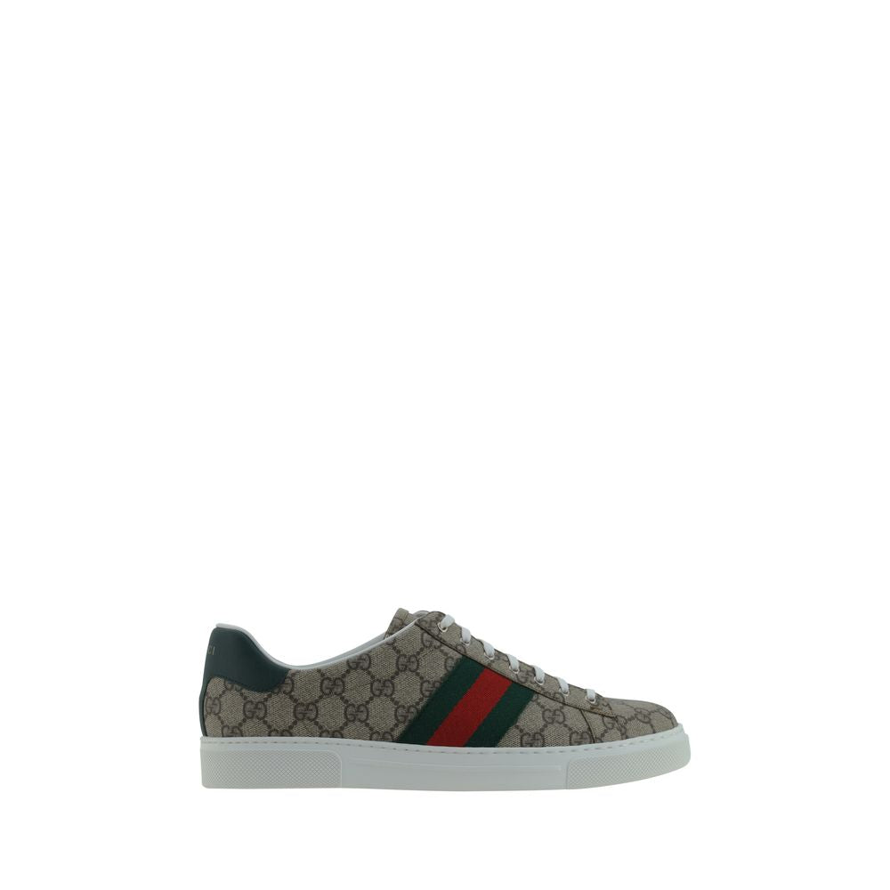 Gucci Beige 'Platform' Sneakers