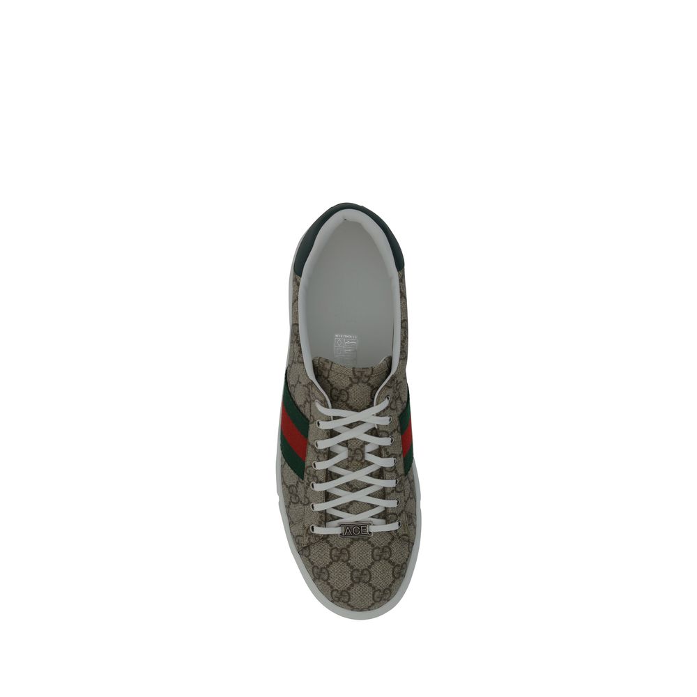 Gucci Beige 'Platform' Sneakers