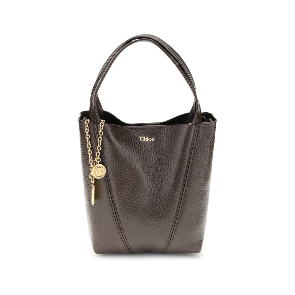 Chloé Brown 'Spin' Mini Shoulder Bag braun