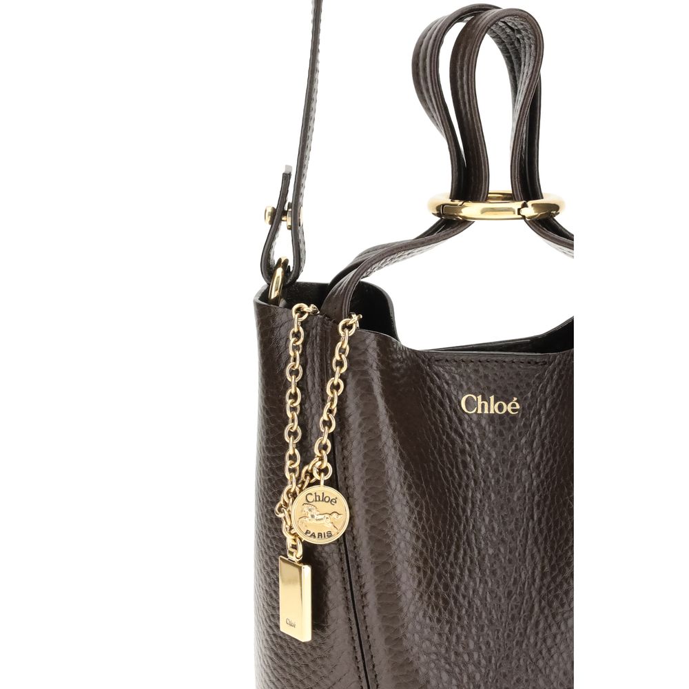 Chloé Brown 'Spin' Mini Shoulder Bag braun