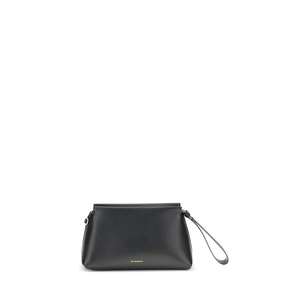 Givenchy Black Leather Day Pouch Wallet schwarz
