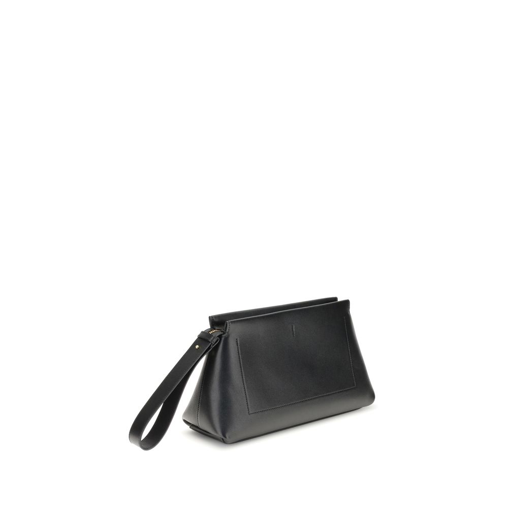 Givenchy Black Leather Day Pouch Wallet schwarz
