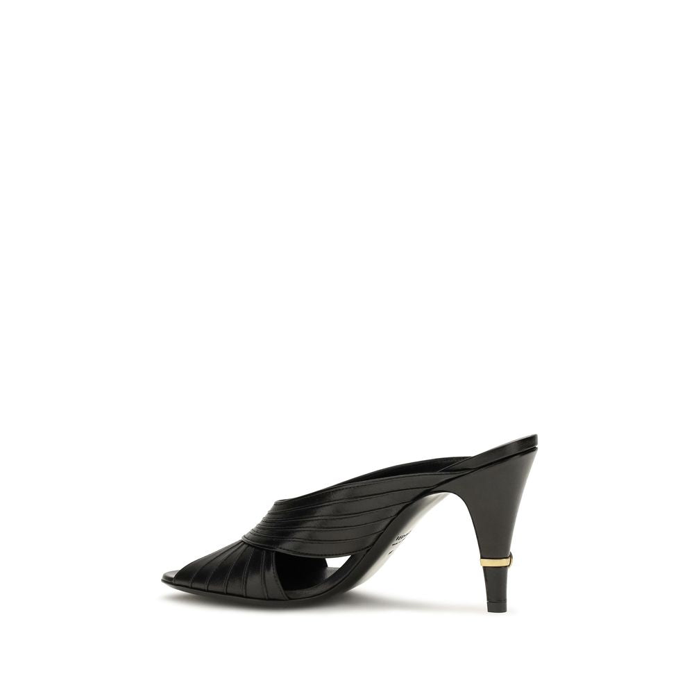 Versace Black 'Slip-On' Mules schwarz