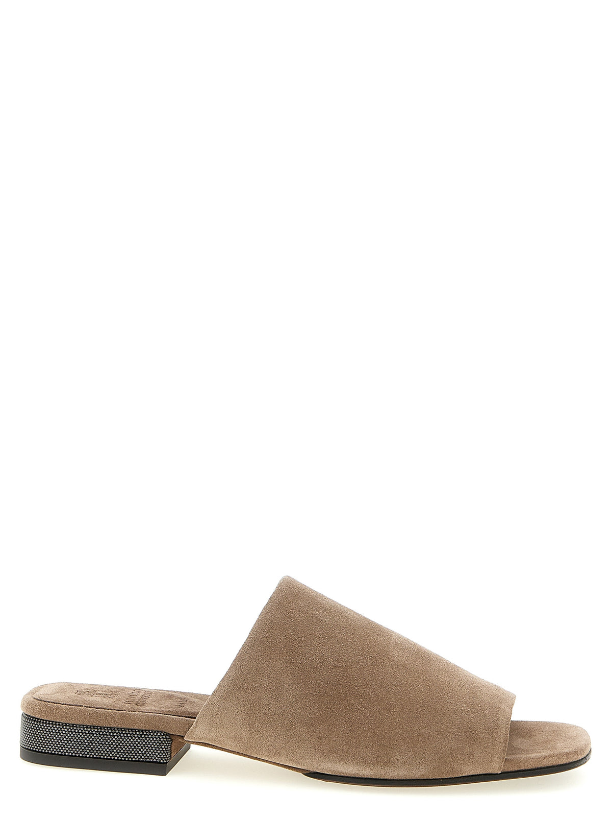 Brunello Cucinelli Brown Slides braun