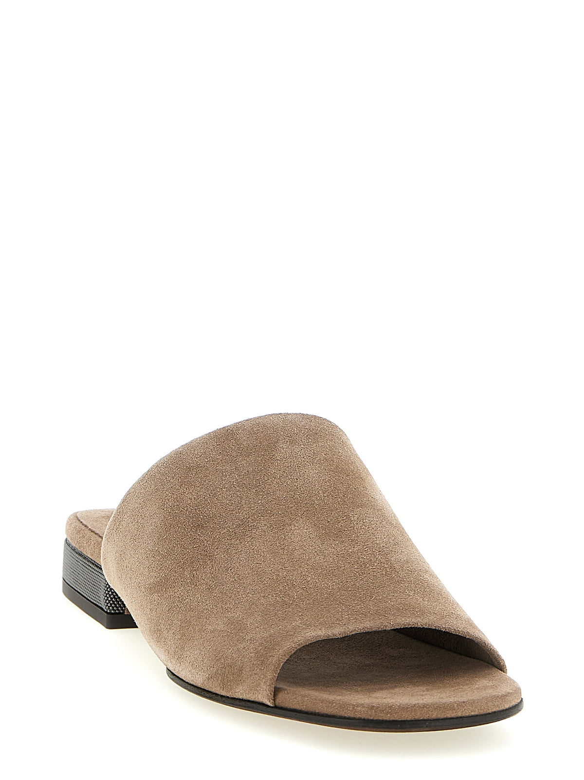 Brunello Cucinelli Brown Slides braun