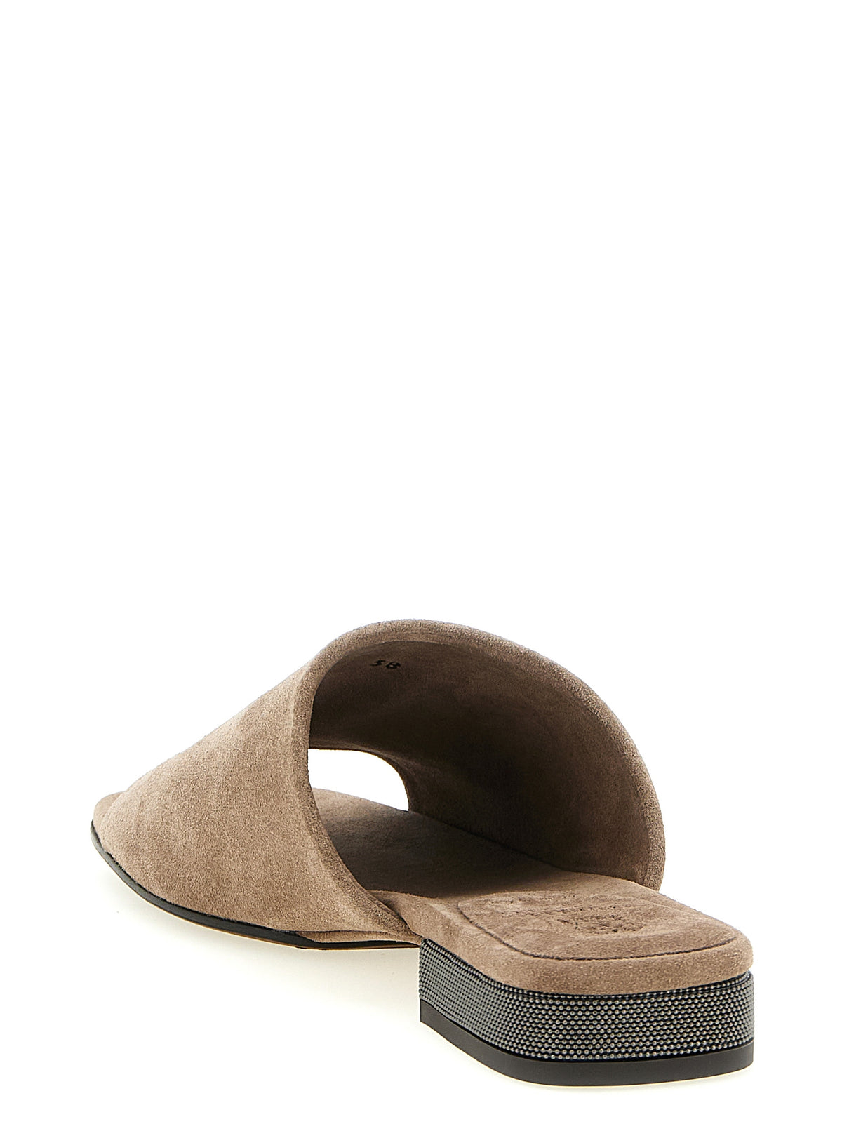 Brunello Cucinelli Brown Slides braun