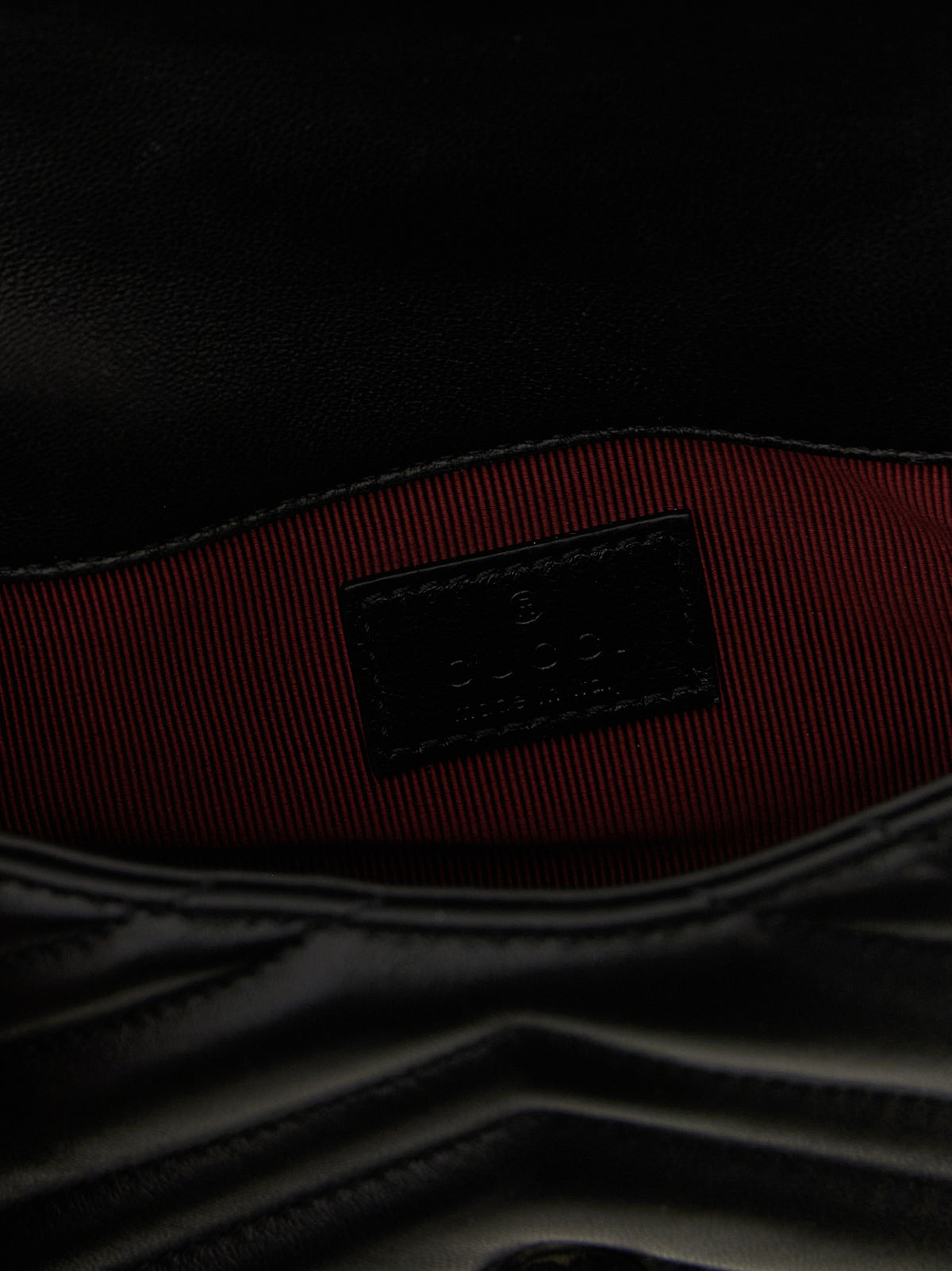 Gucci Black 'GG Marmont' Mini Shoulder Bag schwarz