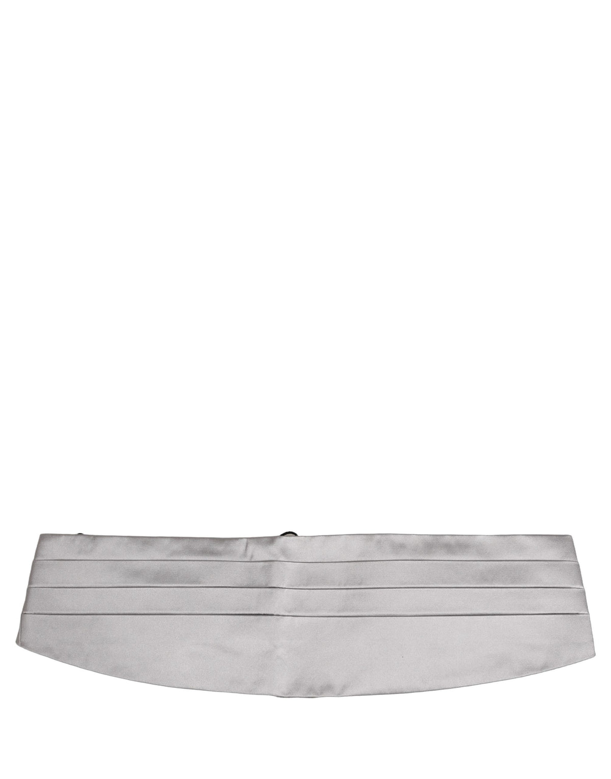 Dolce & Gabbana Gray Men 100% Silk Belt Waist Cummerbund grau