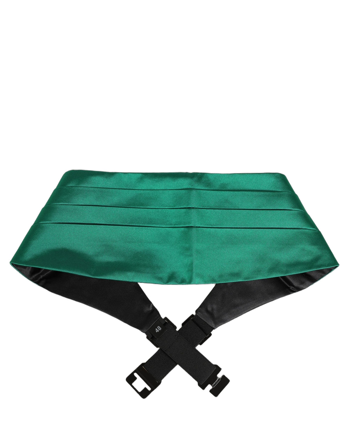 Dolce & Gabbana Green Men 100% Silk Belt Waist Cummerbund grun